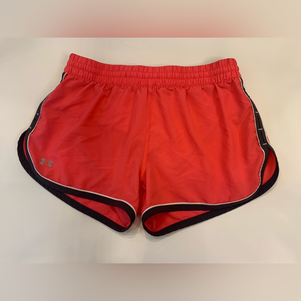 Under Armour pink and black womens small shorts, underwear included (J)